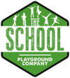 Green School Playground hexagonal play logo